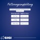 Fütterungsempfehlung für kleine Hunde/Katzen: Bis 2 kg: 1 Tablette, 2-4 kg: 2 Tabletten, über 4 kg: 3 Tabletten, 3x täglich. Gigi-Logo unten.