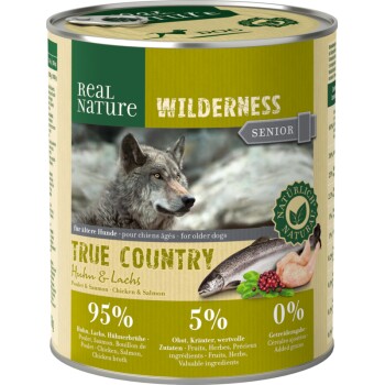 REAL NATURE WILDERNESS Senior 6x800g True Country Huhn & Lachs