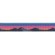 Hundehalsband Crag™ blau/ türkis/ rosa S