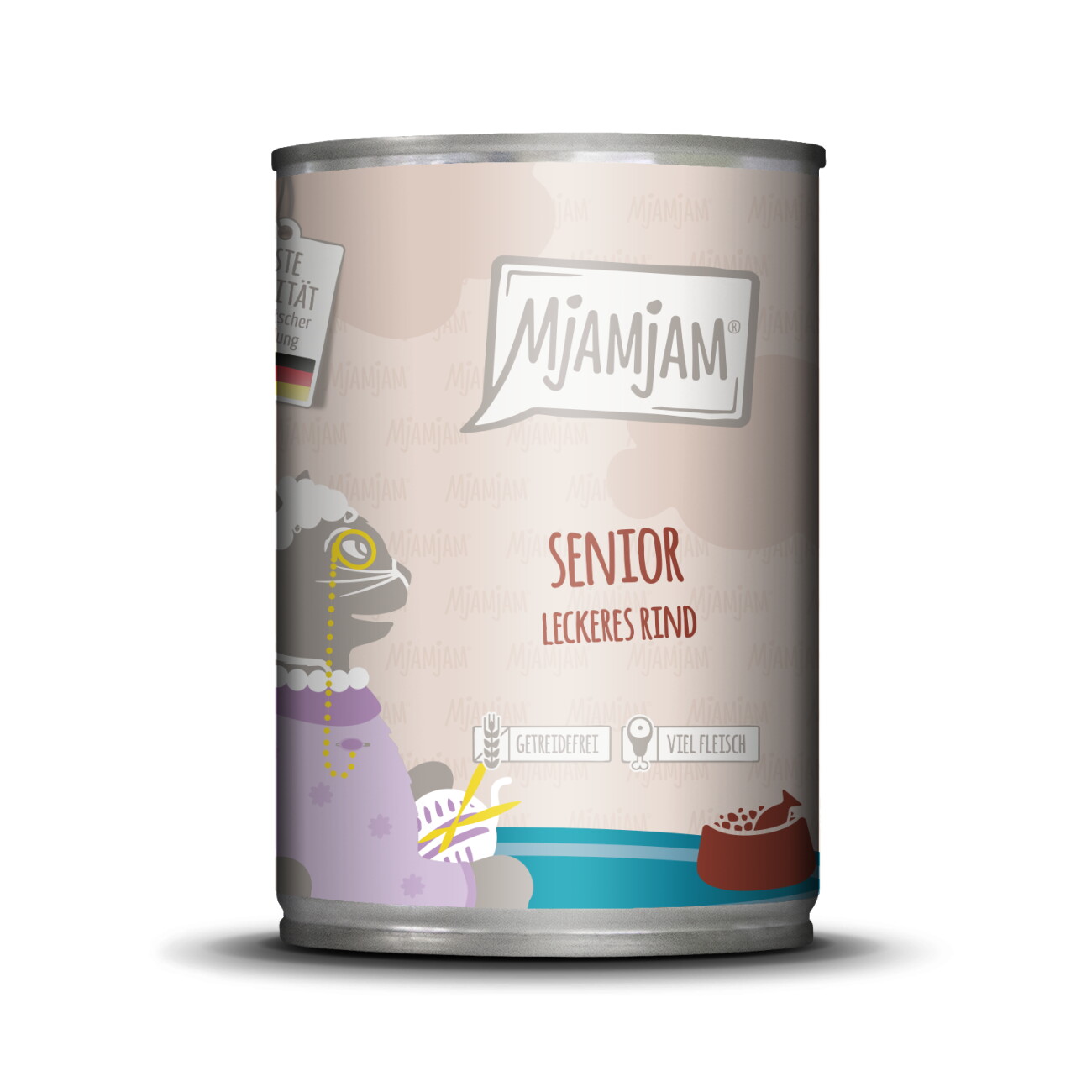MjAMjAM Nassfutter Katze Senior 6x400 g Rind