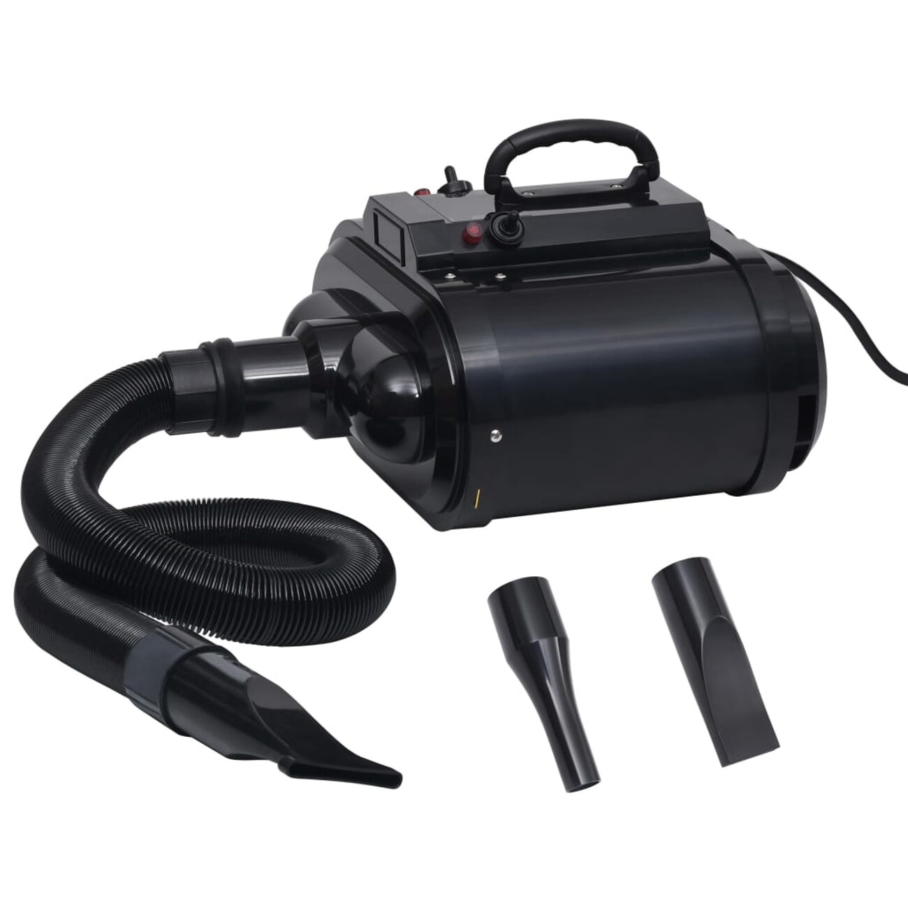 Vidaxl Schwarz Haustiertrockner Doppelmotor - Image 2