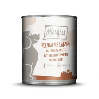Nourriture humide chien adulte agneau savoureux 6x800 g