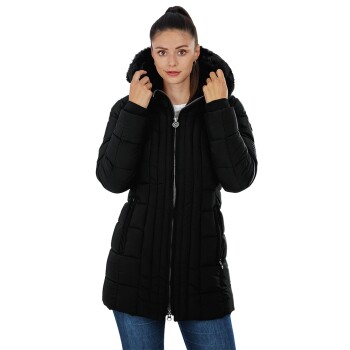 Damen Winterjacke Amsterdam Größe: M / 38 Khaki schwarz 36 - EU