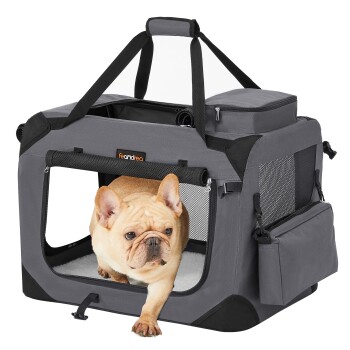 S-XXXL Transportbox Oxford-Gewebe grau 60 cm, 42 cm, 42 cm