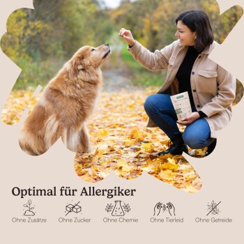 Hunderunde Morgenmuffel vegane Snacks 375 g
