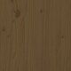 Holz-Haustierbett mit lamelliertem Design, mit natürlichem Finish und stabilem Rahmen, geeignet für kleine bis mittelgroße Haustiere.