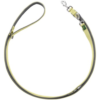 Verstellbare Führleine Neopren hellgrün 2 cm, 2 m