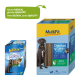 Verpackung von MultiFit Hundezahnpflege-Sticks: kleinere Box für "Mint Dental Care Sticks" und größere "Dental Care Sticks XL" für Hunde von 35-50 kg.