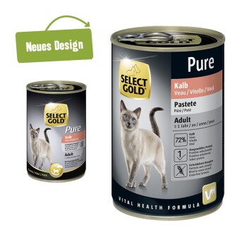 Pure Adult Paté Veal 6x400 g