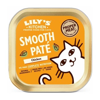 Nassfutter Katze Adult Smooth Patè Huhn 19x85 g