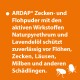ARDAP® Floh- und Zeckenpulver mit natürlichem Pyrethrum und Lavendelöl schützt vor Flöhen, Zecken, Läusen, Milben und anderen Schädlingen.
