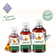 Lachölflaschen für Katzen und Hunde von Chrono Balance, ausgestattet mit essentiellen Fettsäuren, Omega 3 und 6, und Immununterstützungsansprüchen.