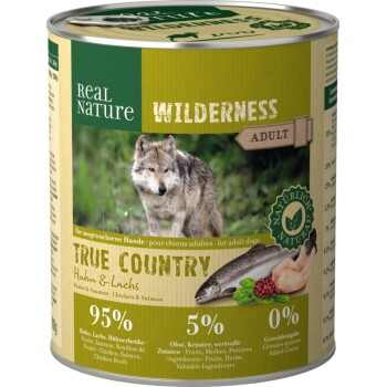 REAL NATURE WILDERNESS Adult 6x800g True Country Huhn & Lachs