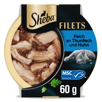 Sheba Filets Thunfisch und Huhn 32x60 g