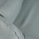 Hundebett Emma aus Velours mit feinem Handwebcharakter in Pastellfarben petrol XL