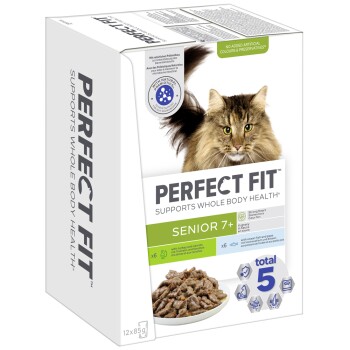 PERFECT FIT Multipack Senior 7+ mit Truthahn, Karotten, Hochseefisch 12 x 85g PERFECT FIT Multipack Senior 7+ mit Truthahn, Karotten, Hochseefisch 12 x 85g