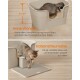Katzentoilette für große Katzen mit hohen Seitenwänden beige