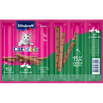 Cat Stick Multipack 5x6 Stück Kaninchen und Ente