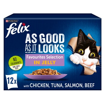 As Good As it Looks Favourites Selection Wet Cat Food 12 x 100 g