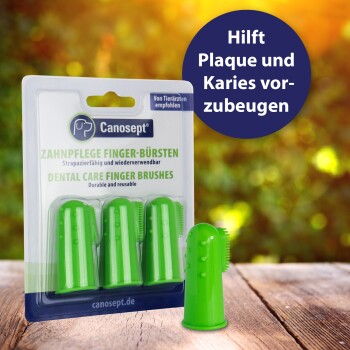 3x Zahnpflege Finger-Bürsten