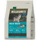 Real Nature Wilderness Adult „Fresh Water“ Lachs-Tüte mit Wolfbild, Fisch/Apfel-Grafik, 2,5 kg, 60/40/0