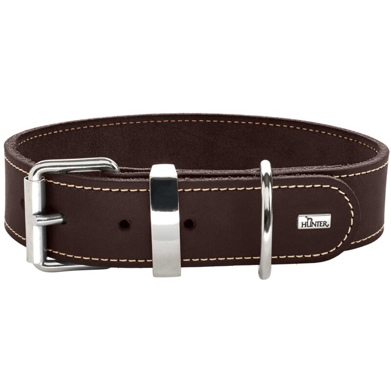 Hunter Halsband Aalborg Special Dunkelbraun 45 Cm