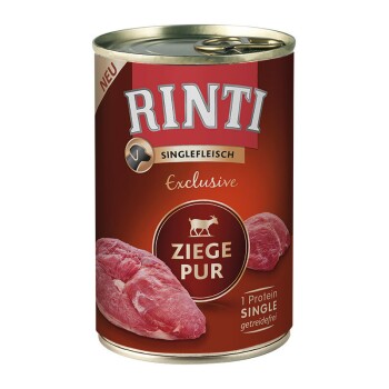 Rinti Singlefleisch 12x400g Ziege pur exclusive