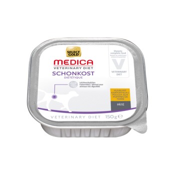 Medica Nassfutter Hund Adult Schonkost Huhn mit Kartoffel 10x150 g