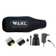 Wahl Professional Haustierpflege-Kit mit einem schwarzen Haarschneider, mehreren Führungszähnen, einer Reinigungsbürste, Öl, einer Ladestation und einem Netzadapter.