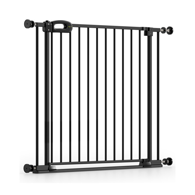 bomi Türschutzgitter Merle FlatStep 63-217 cm schwarz XS