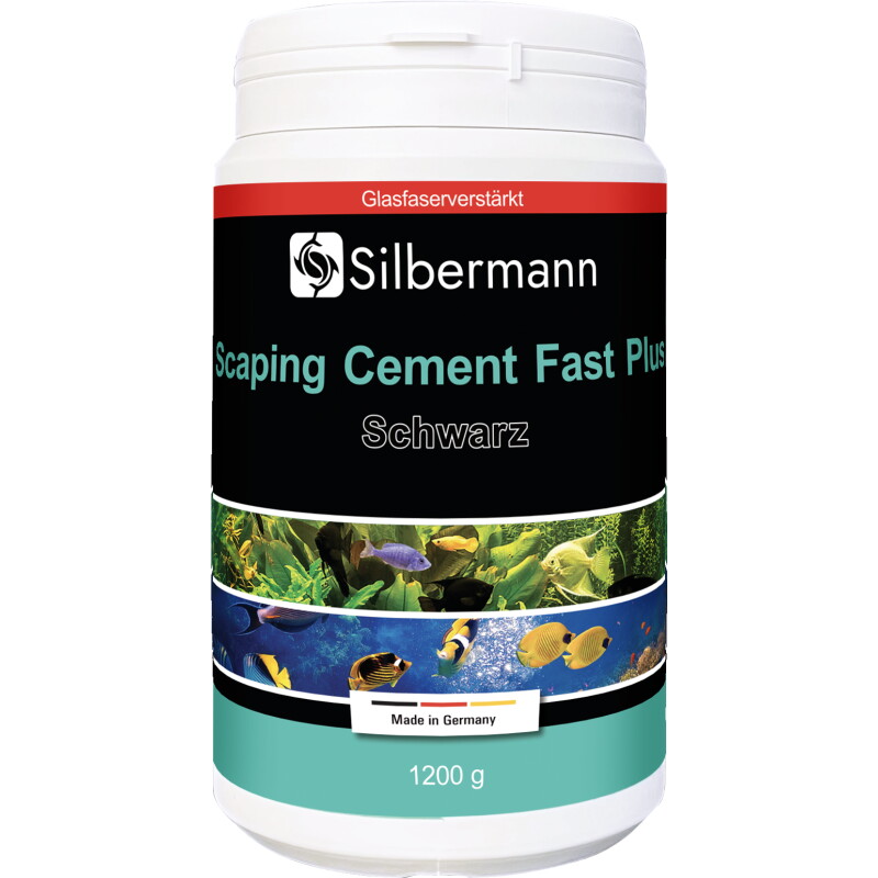 Silbermann Scaping Cement Fast Plus Schwarz 1200 g