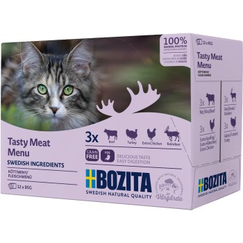 Bozita Multibox Fleisch-Menü in Soße 12x85g