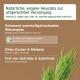 Natürliche und vegane Heucobs für Haustiere, mit Text über Nährstofferhaltung, zuckerfrei und getreidefrei.