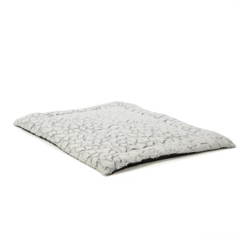 gepolsterte Plüsch Wendedecke Snow L