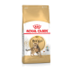 Royal Canin Adult Bengal kattenvoerzak met een illustratie van een Bengaal kat, gouden en witte verpakking met de tekst 'Feline Breed Nutrition.'