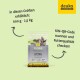 Katzenfutterbeutel mit der Aufschrift "FLORIE" von deuka, erhältlich in den Größen 600g und 2,5kg, mit einem Katzenbild und QR-Code zur Qualitätsprüfung.