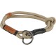 BE NORDIC Zug-Stopp-Halsband Hund beige S-M