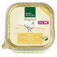 Real Nature Original Haustierfutterverpackung mit Huhn, grünen Bohnen und Zucchini, für erwachsene Katzen, in Gelee.