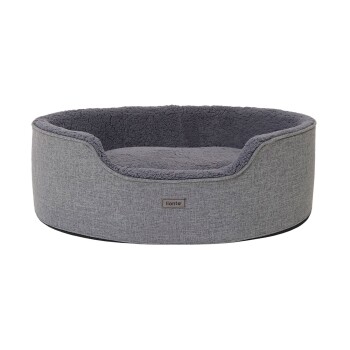 Lionto Hundebett mit Wendekissen grau S Lionto Hundebett mit Wendekissen grau S