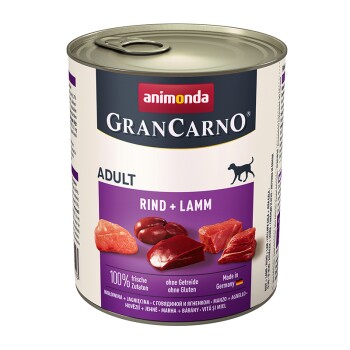 GranCarno Original Adult 6x800g Rind & Lamm