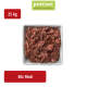Packung proCani rohes Rindfleisch Select Hundefutter mit Etikett und Bild einer Hundenase, markiert mit 50x.