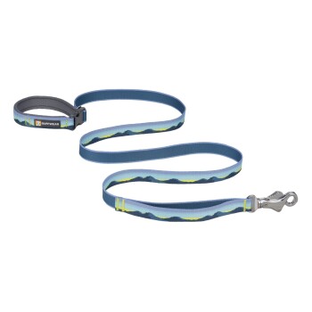 Reflektierende Hundeleine Crag™ blau/ türkis/ gelb