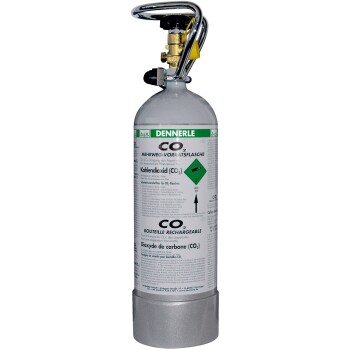 CO2 Mehrwegflasche grau 2kg