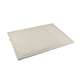 Eine weiche, beige Tiermatte mit plüschiger Textur und genähten Kanten, entworfen für den Komfort von Haustieren.