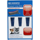 Blaue BIO SCHUTZ Protect Line PHI Floh‑/Zeckenbox mit Katzen‑ und Hundeabbildungen und rotem Emblem zuverlässig gegen.