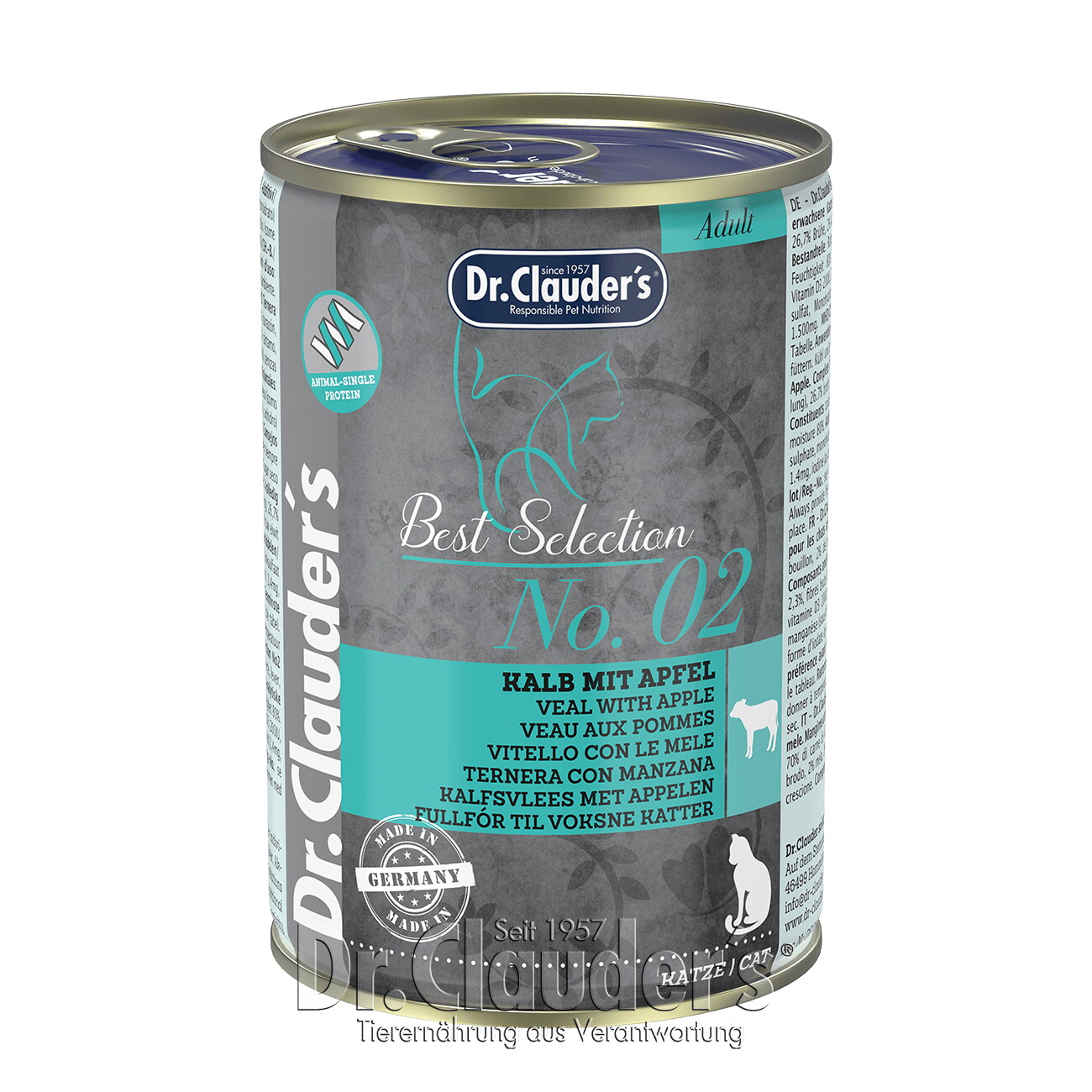 Dr. Clauder's Best Selection No2 Kalb mit Apfel 12x200 g