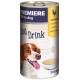 Premiere I love my dog Hundetrinkdose, mit einer Schüssel cremigem Getränk, mit dem Text, der angibt, dass es Huhn enthält, 200ml.