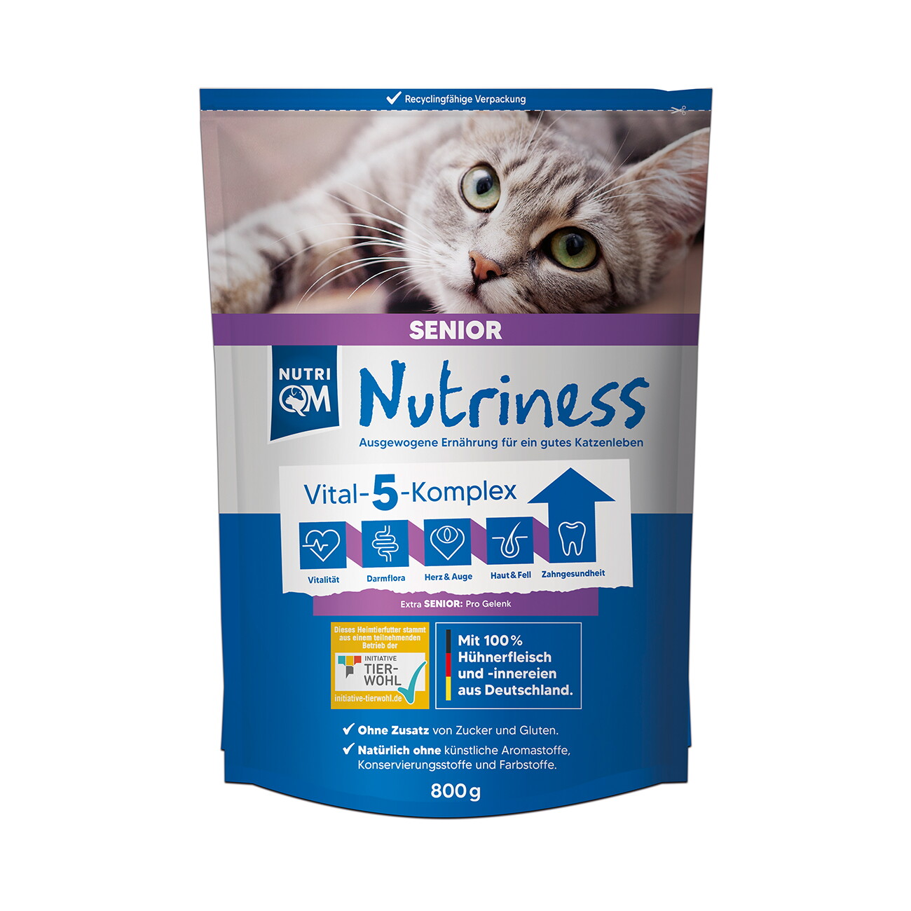 NutriQM Nutriness Senior 5 x 800g