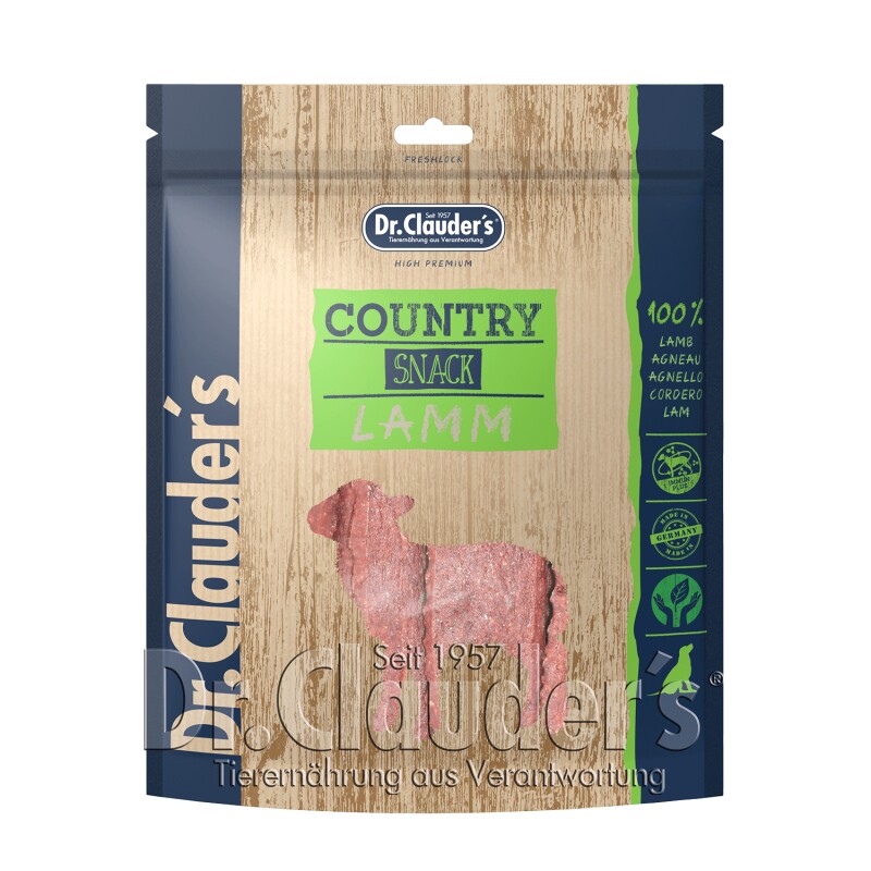 Dr. Clauder's Country Snack Lamm - 4x 170g