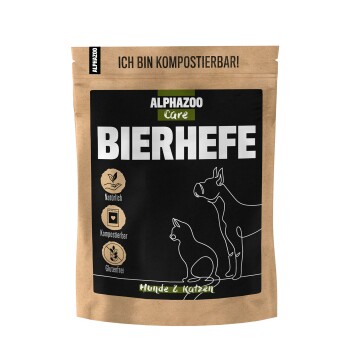 ALPHAZOO Bierhefe Tabs für Hunde & Katzen 75 g